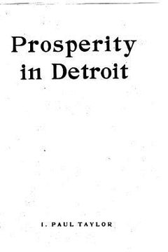 portada Prosperity in Detroit (en Inglés)