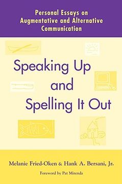 portada speaking up and spelling it out (en Inglés)