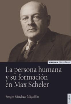 portada Persona Humana y su Formación en max Scheler