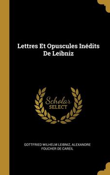 portada Lettres et Opuscules Inédits de Leibniz 