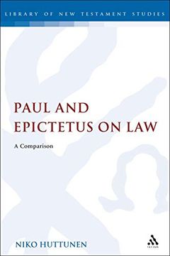 portada Paul and Epictetus on Law: A Comparison (The Library of new Testament Studies) (en Inglés)