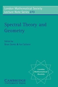 portada Spectral Theory and Geometry Paperback (London Mathematical Society Lecture Note Series) (en Inglés)