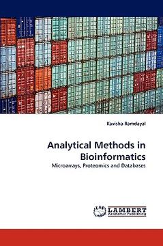 portada analytical methods in bioinformatics (en Inglés)