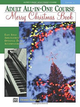 portada Alfred's Basic Adult All-In-One Christmas Piano, Bk 1 (Alfred's Basic Adult Piano Course)