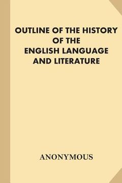 portada Outline of the History of the English Language and Literature