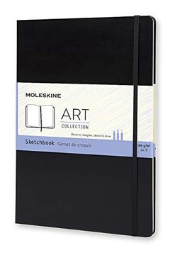 portada Moleskine art Plus - Cuaderno de Dibujos, a4, Negro, Tapa Dura (12 x 8,5) (en Inglés)