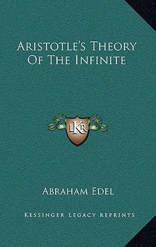 portada aristotle's theory of the infinite (en Inglés)