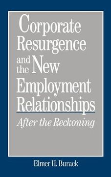 portada corporate resurgence and the new employment relationships: after the reckoning (en Inglés)