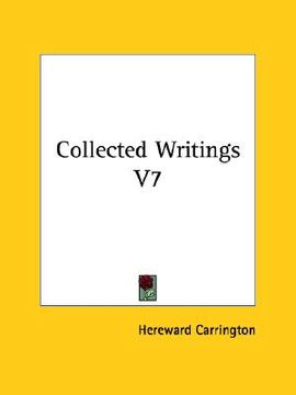 portada collected writings v7 (en Inglés)