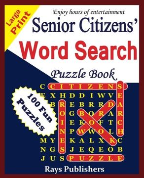 portada Senior Citizens' word search puzzle book (Volume 1)