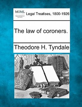 portada the law of coroners. (en Inglés)