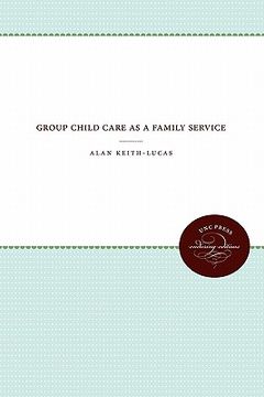 portada group child care as a family service (en Inglés)