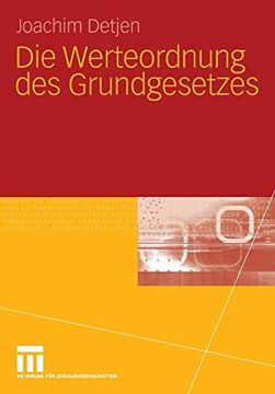 portada Die Werteordnung des Grundgesetzes (in German)