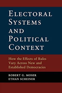 portada Electoral Systems and Political Context Paperback (in English)