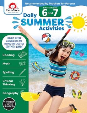 portada Daily Summer Activities: Moving From 6th Grade to 7th Grade, Grades 6-7 (in English)