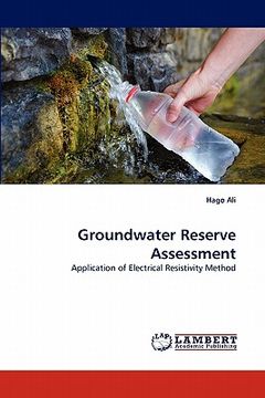 portada groundwater reserve assessment (in English)