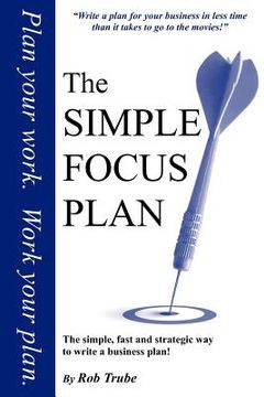 portada the simple focus plan (in English)
