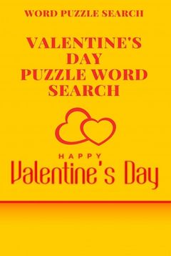 portada Word puzzle Search Valentine's Day puzzle Word Search Happy Valentine's Day (en Inglés)