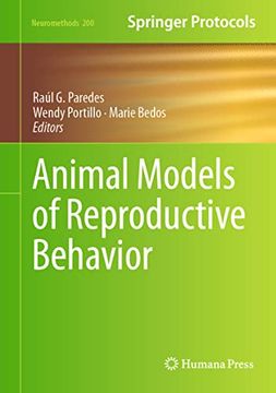 portada Animal Models of Reproductive Behavior (Neuromethods, 200) (en Inglés)