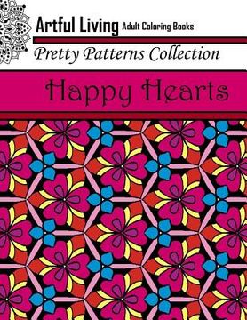 portada Happy Hearts: Adult Coloring Book (in English)
