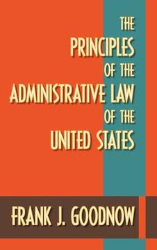 portada the principles of the administrative law of the united states