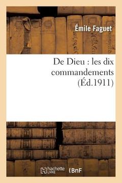 portada De Dieu: les dix commandements (en Francés)