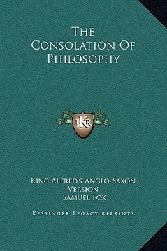 portada the consolation of philosophy (en Inglés)
