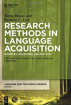 portada Research Methods in Language Acquisition: Principles, Procedures, and Practices (Language and the Human Life Span) (Language and the Human Lifespan (Lhls))