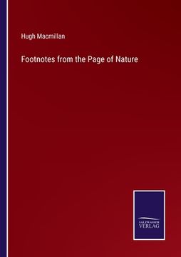 portada Footnotes from the Page of Nature (en Inglés)