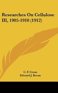 portada researches on cellulose iii, 1905-1910 (1912) (en Inglés)