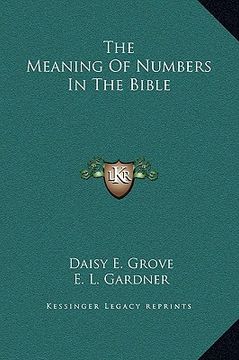 portada the meaning of numbers in the bible (in English)
