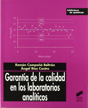 portada GarantÃa de la calidad en los laboratorios analÃticos (in Spanish)