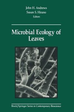 portada microbial ecology of leaves (en Inglés)
