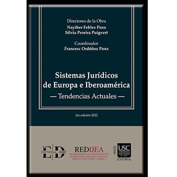 portada Sistemas Jurídicos de Europa e Iberoamérica