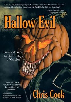 portada Hallow Evil: Prose and Poems for the 31 Days of October (en Inglés)