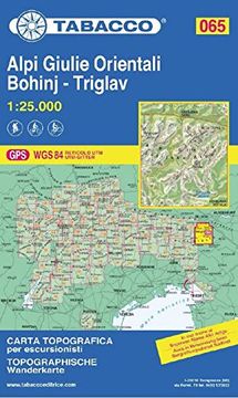 portada 065 Alpi Giulie Orientali-Bohinj-Triglav 1: 25 000