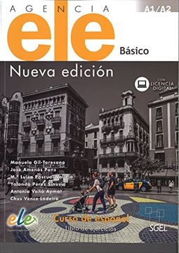 portada Agencia ELE Basico : Nueva Edicion : A1 + A2 : Exercises book with free coded web access: Curso de Espanol : Libro de Ejercicios (Paperback)