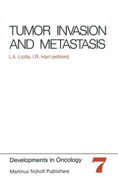 portada Tumor Invasion and Metastasis (in English)