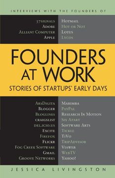 portada founders at work,stories of startups´ early days (en Inglés)