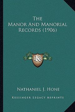 portada the manor and manorial records (1906) (en Inglés)