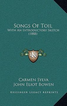 portada songs of toil: with an introductory sketch (1888)