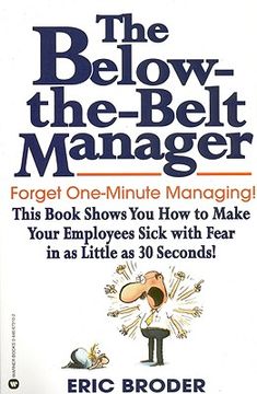 portada the below-the-belt manager (en Inglés)