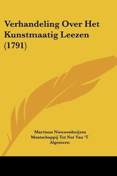 portada Verhandeling Over Het Kunstmaatig Leezen (1791)