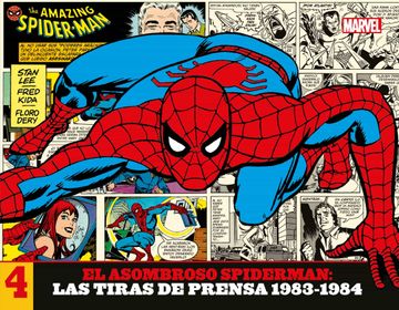 portada El Asombroso Spiderman Tiras de Prensa 4 1983-1984