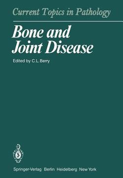 portada bone and joint disease (en Inglés)