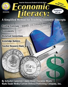 portada economic literacy, grades 6 - 12: a simplified method for teaching economic concepts