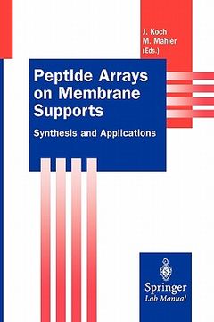 portada peptide arrays on membrane supports: synthesis and applications