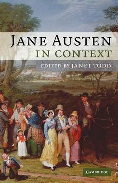 portada Jane Austen in Context Paperback (Literature in Context) 