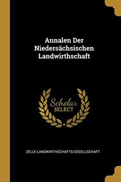portada Annalen Der Niedersächsischen Landwirthschaft (en Alemán)
