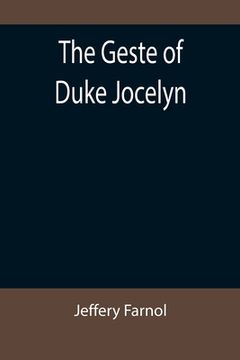 portada The Geste of Duke Jocelyn